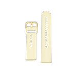 Montre Lotus femme connectée bracelet maille milanaise doré - vue D2