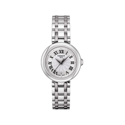Montre TISSOT T-LADY BELLISSIMA femme cadran gris bracelet inoxydable - vue 1
