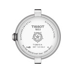 Montre TISSOT T-LADY BELLISSIMA femme cadran gris bracelet inoxydable - vue 3