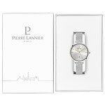 Montre Pierre Lannier femme acier bracelet maille milanaise - vue D2