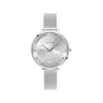 Montre Pierre Lannier femme acier bracelet maille milanaise - vue 1