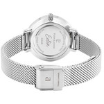 Montre Pierre Lannier femme acier bracelet maille milanaise - vue 3