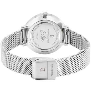 Pierre Lannier dameshorloge met Milanese schakelarmband, roestvrij staal