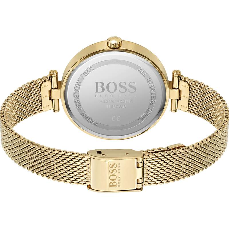 Montre Boss femme acier doré jaune - vue 3