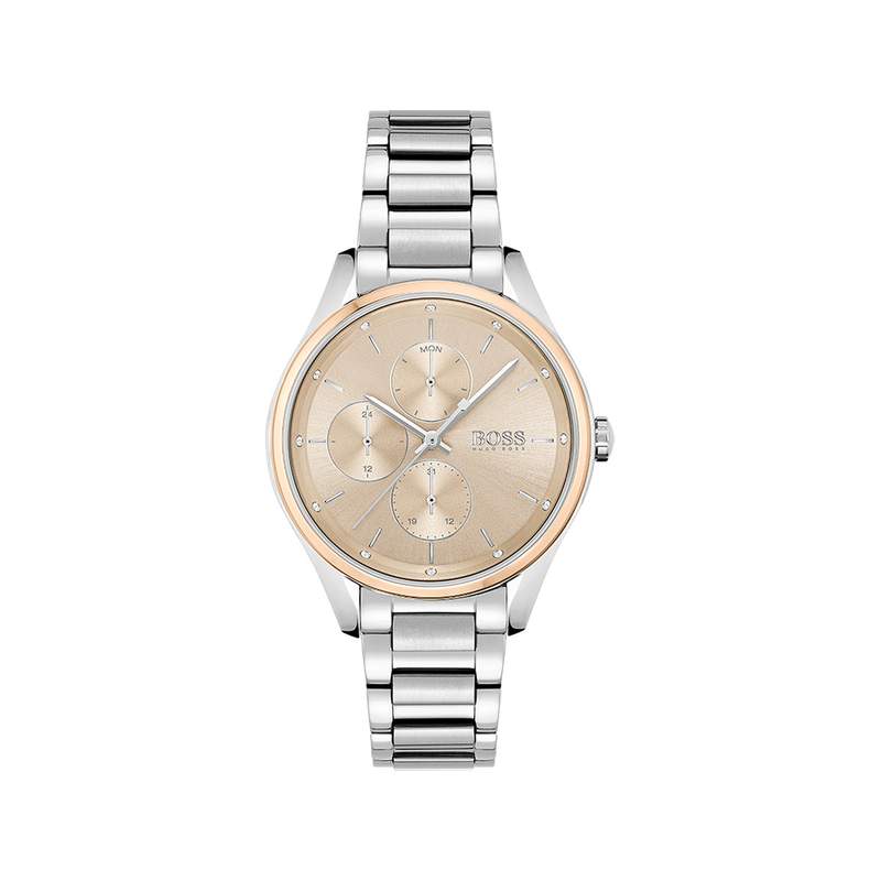 Montre boss femme multifonction acier - vue 1