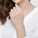 Montre boss femme multifonction acier - vue porté 1