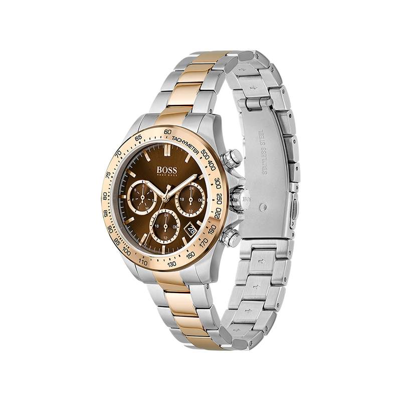 Montre Boss femme acier doré rose - vue 2