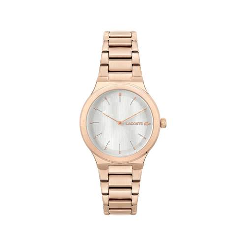 Montre LACOSTE Femme acier doré rose
