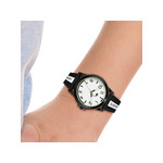 Montre LACOSTE Enfant silicone noir - vue porté 1