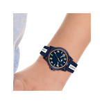 Montre LACOSTE Enfant silicone bleu - vue porté 1