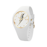 Montre Ice Watch  Femme silicone blanc, motif éclair. - vue 1