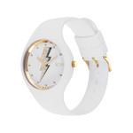 Montre Ice Watch  Femme silicone blanc, motif éclair. - vue 2
