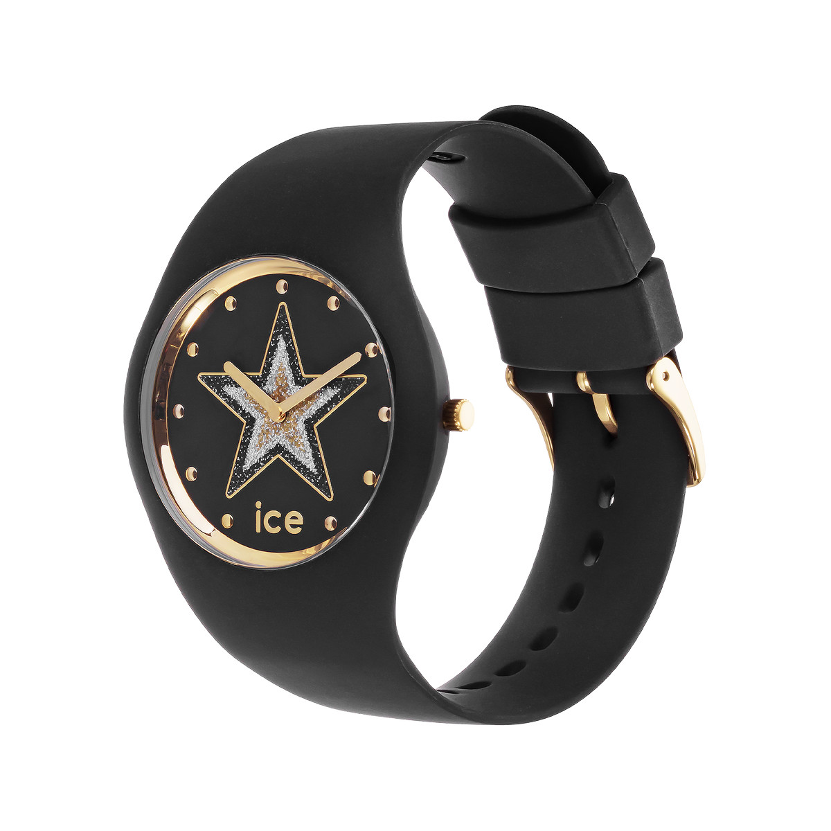 Montre Ice Watch  Femme silicone noir. - vue 2