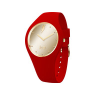 Montre Ice Watch  Femme silicone rouge.
