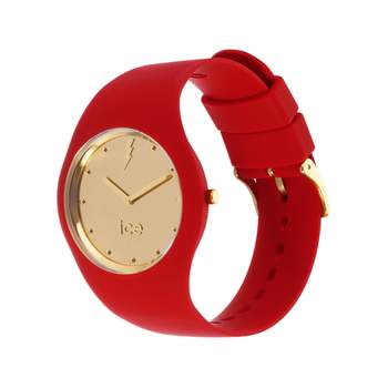 Montre Ice Watch  Femme silicone rouge.