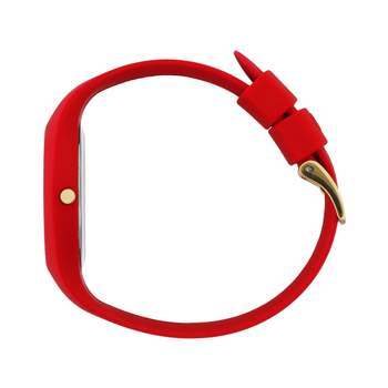 Montre Ice Watch  Femme silicone rouge.