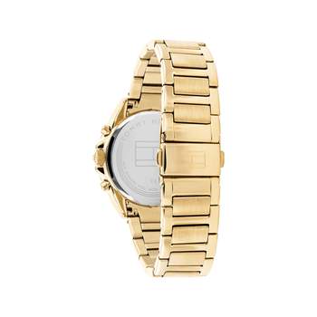 Montre Tommy Hilfiger femme acier doré jaune
