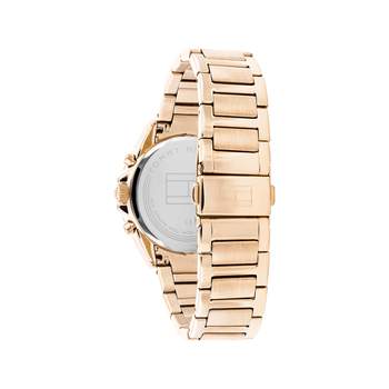 Tommy Hilfiger roségoud stalen dameshorloge