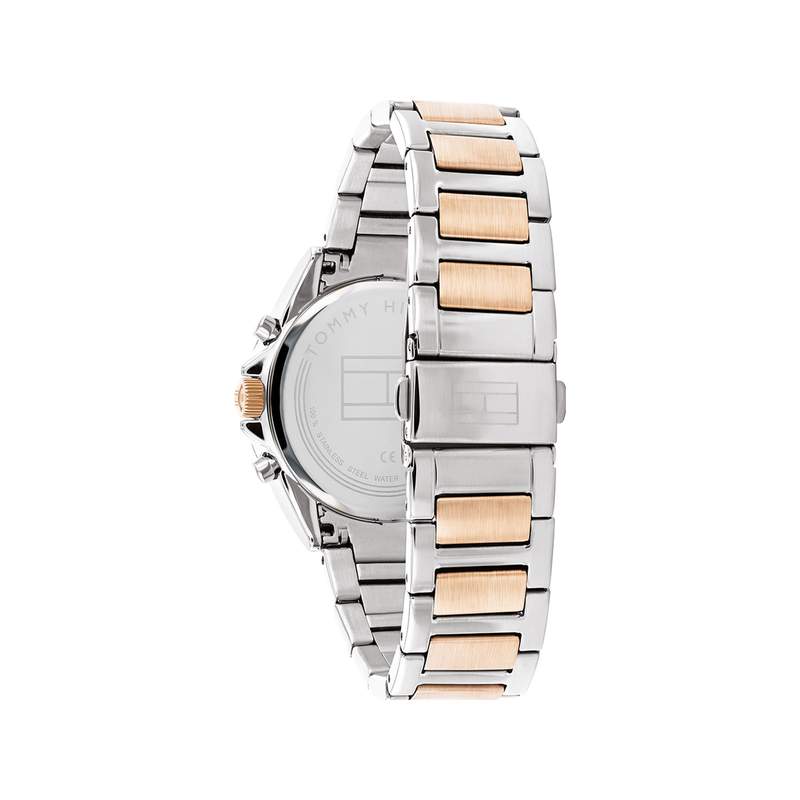 Montre Tommy Hilfiger femme acier bicolore rose - vue 3