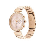 Montre Tommy Hilfiger femme acier doré rose - vue 2