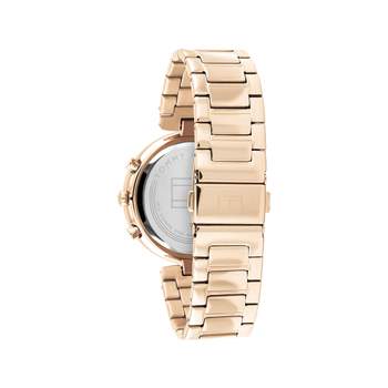 Tommy Hilfiger roségoud stalen dameshorloge