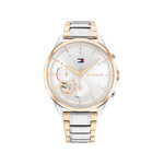 Montre Tommy Hilfiger femme acier bicolore rose - vue 1