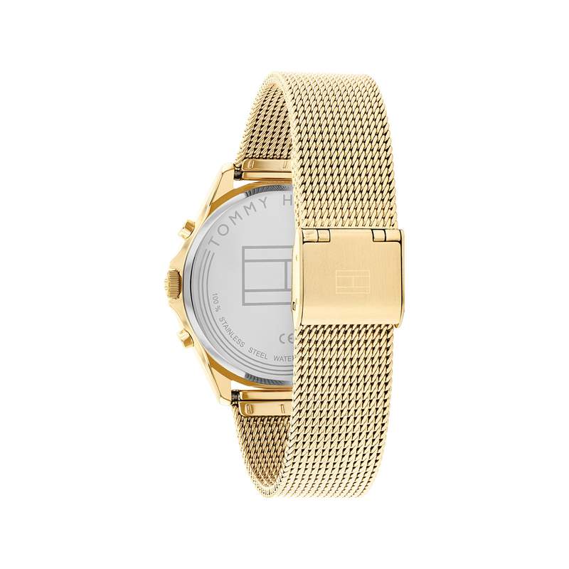 Montre Tommy Hilfiger femme acier doré - vue 3