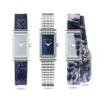 Coffret Herbelin Antarès femme acier bracelets interchangeables cuir. Edition limitée. - vue 1