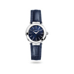 Montre Herbelin femme acier bracelet cuir bleu - vue 1