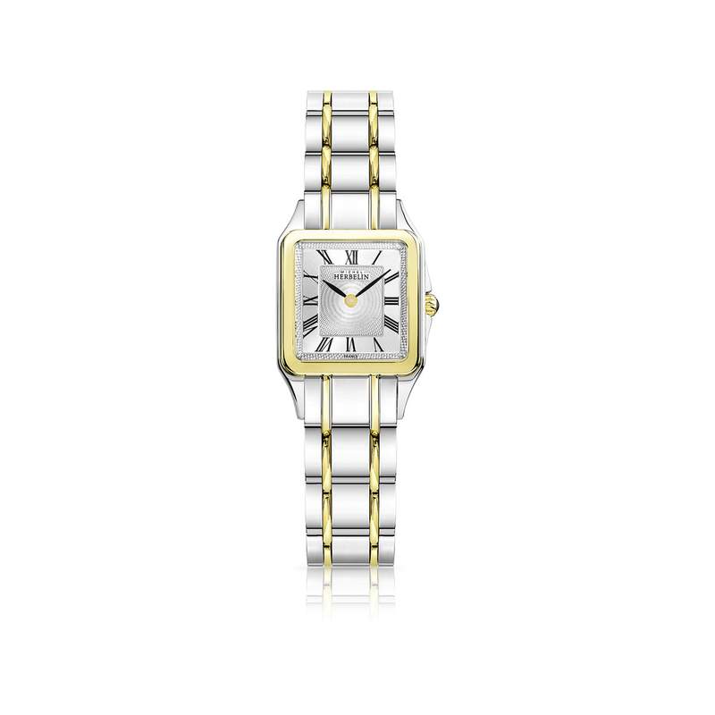 Montre Herbelin Luna femme acier bicolore jaune - vue 1