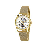 Montre Lip femme automatique métal doré - vue 1