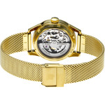 Montre Lip femme automatique métal doré - vue 3