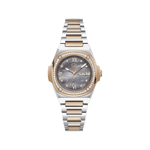 Montre Guess Co femme acier bicolore rose