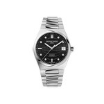 Montre Frédérique Constant femme automatique acier et caoutchouc - vue 1