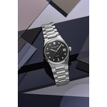 Montre Frédérique Constant femme automatique acier et caoutchouc - vue D2