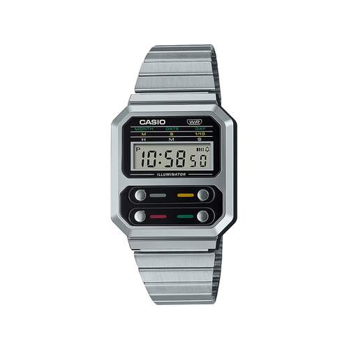 Montre Casio mixte résine bracelet acier