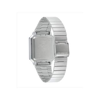 Casio mixed resin steel bracelet watch