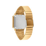 Montre Casio mixte résine doré bracelet acier doré jaune - vue 3