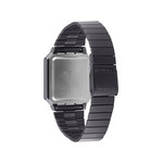 Montre Casio mixte résine gris bracelet acier gris - vue 3