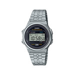 Casio unisex resin watch with steel band - view 1