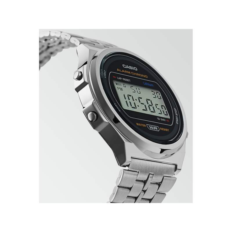 Montre Casio mixte résine bracelet acier - vue 2