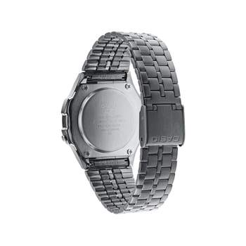 Casio gemengd hars grijs stalen armbandhorloge