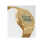 Montre Casio mixte résine doré bracelet acier doré - vue 2