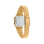 Montre Casio femme résine doré bracelet acier doré - vue 3