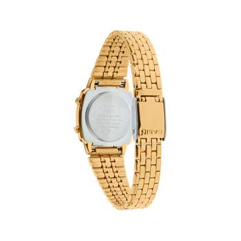 Casio ladies watch gold resin gold steel bracelet