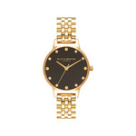 Montre Olivia Burton femme acier doré jaune - vue 1