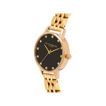 Montre Olivia Burton femme acier doré jaune - vue 2