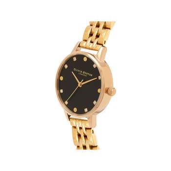 Montre Olivia Burton femme acier doré jaune