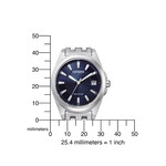 Montre Citizen femme Eco Drive acier - vue D2