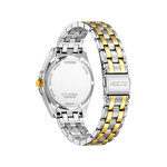 Montre Citizen femme Eco Drive acier bicolore jaune - vue 3